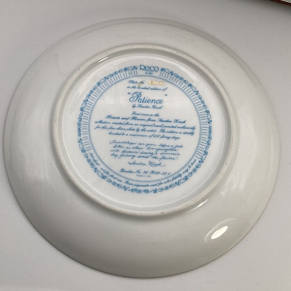 Sandra Kuck Collector’s Plate “Patience” big sister and little brother fishing - Picture 2 of 4